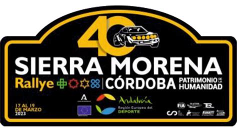 Lista De Inscritos Oficial Del Rally Sierra Morena 2023 Gzrally