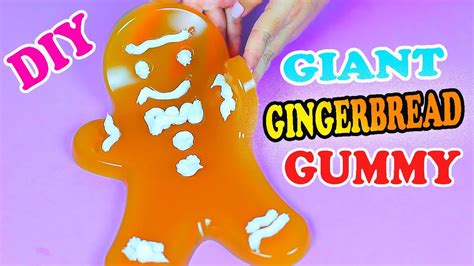 Diy Edible Giant Gingerbread Gummy Holiday Recipe How To Make Your