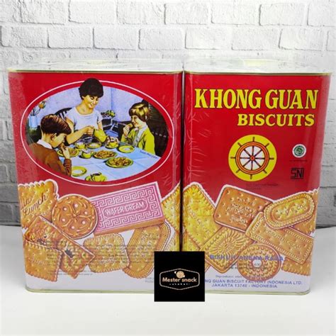 Jual Khong Guan Biscuits Kaleng Red Kotak 1600 Gram Khong Guan Kaleng