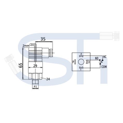 Schmid Hydraulik GmbH Druckschalter R 1 4 1 10 Bar Wechsler