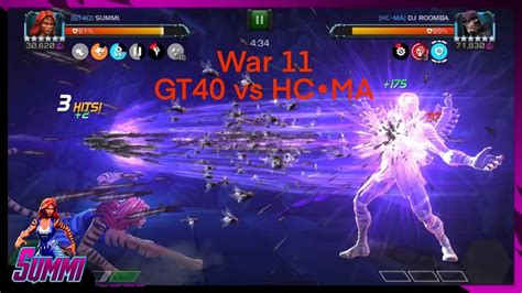 Tigra Takes On Kindred Gt40 Vs Hc•ma Alliance War Season 43 War 11 Youtube