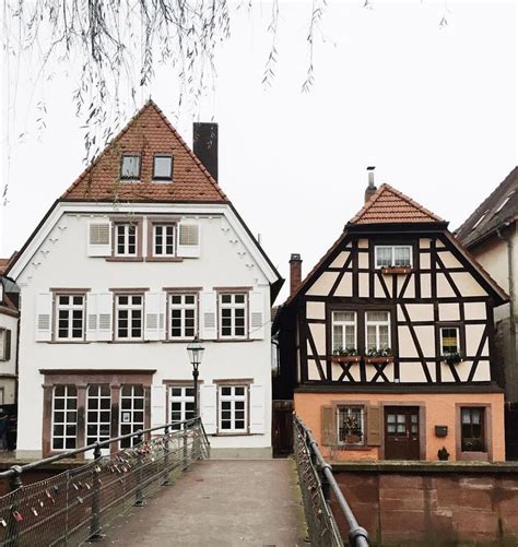 The house on the right is my favorite and was built in the 1600s ...