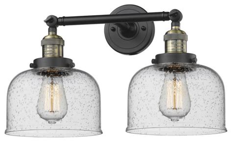 Innovations Large Bell Light Bathroom Fixture Black Antique Brass