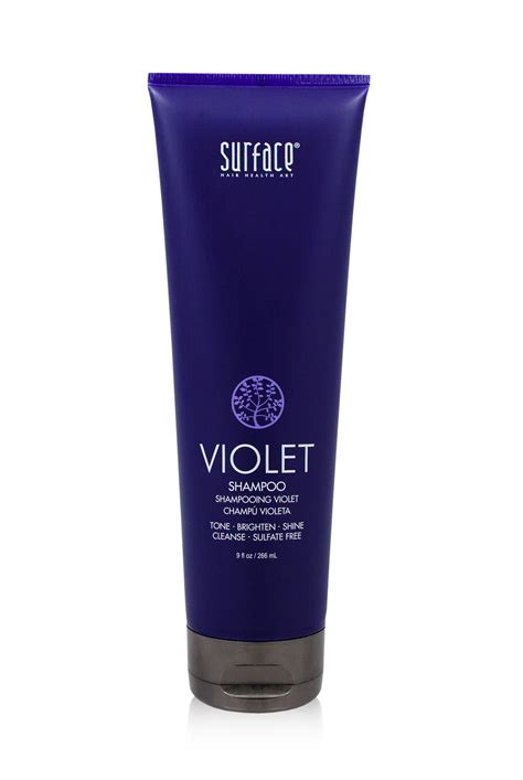surface violet shampoo tones brightens hair surface hair