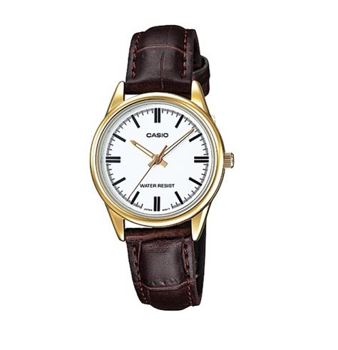 Buy Original Leather Casio Genuine Watch LTP V005 ERomman