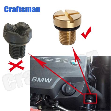 Coolant Expansion Tank Bleeder Screw Brass For Bmw E36 E39 E46 Etc