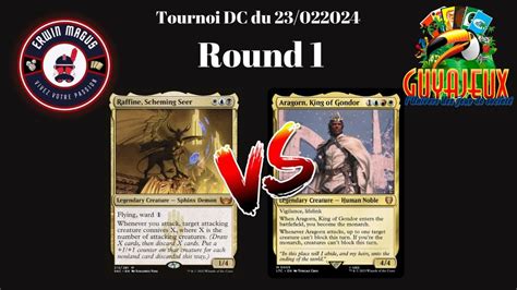 DC Duel Commander Raffine Vs Aragorn YouTube