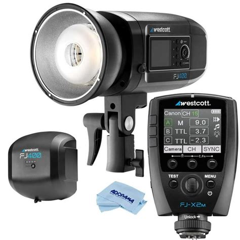 Westcott FJ400 Strobe 400Ws with AC/DC Battery - With Westcott FJ-X2m ...