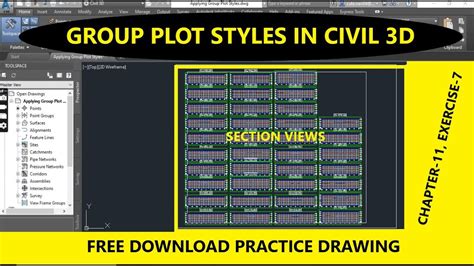 How To Apply Group Plot Style For Section Views In AutoCAD Civil 3d