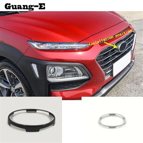 For Hyundai Kona Encino Kauai 2017 2018 2019 Car Sticker Frame Trim