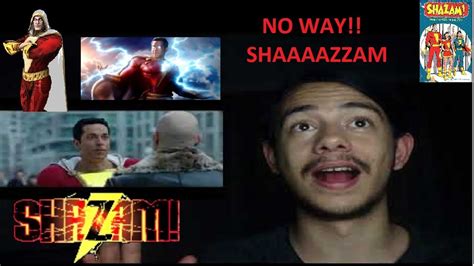 SHAZAM Official Teaser Trailer REACTION SDCC YouTube