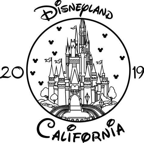 Disneyland california Svg, Disney svg, Disney Castle svg, Mi | Inspire ...