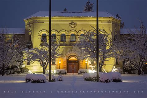 Snowy Downtown 17 Stock Image Ashland Oregon Sean Bagshaw Outdoor