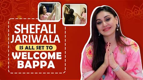 Shefali Jariwala Gives A Sneak Peek Into Her Ganpati Decor And