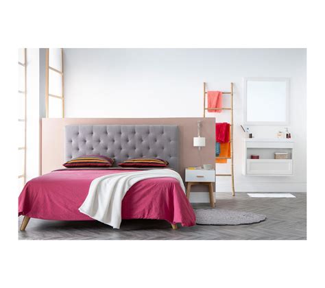 Tête De Lit Capitonnée En Tissu Gris Foncé L140 Cm Enguerrand Tête De Lit But