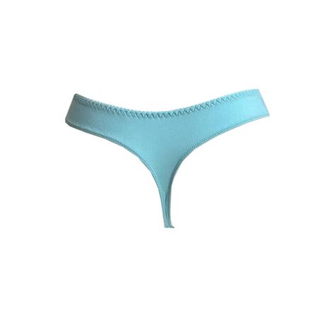 AMBRA Lingerie Titanium String Aqua Blauw 1430 Italian Design Fashion