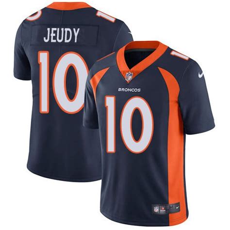 Youth Jerry Jeudy Denver Broncos color rush jersey navy blue