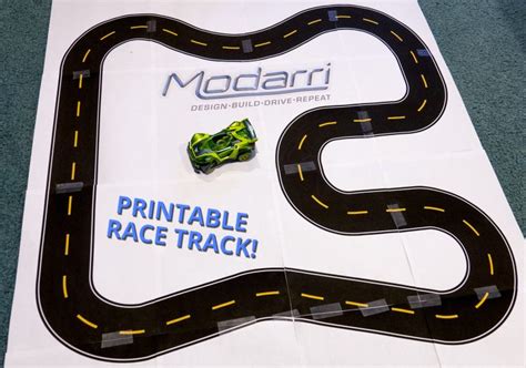 Printable Race Track! | Modarri | The Ultimate Toy Car