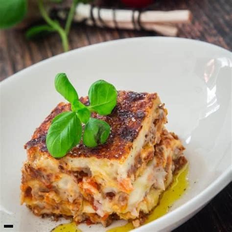 Italienische Lasagne Al Forno Klassisch Alla Bolognese Rezept