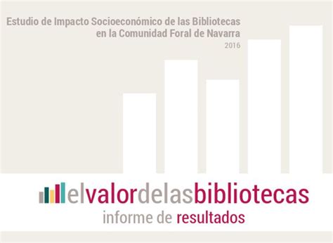 Estudio De Impacto Socioecon Mico De Las Bibliotecas De Navarra