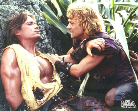 Hercules Photo 8x10 Photograph Kevin Sorbo Michael Hurst Iolaus Hercules The Legendary