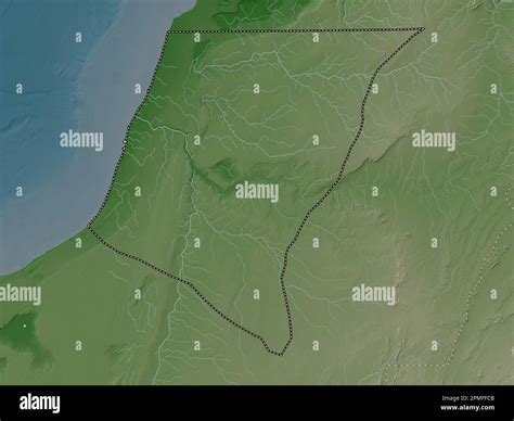 Laayoune Sakia El Hamra Province Of Western Sahara Elevation Map