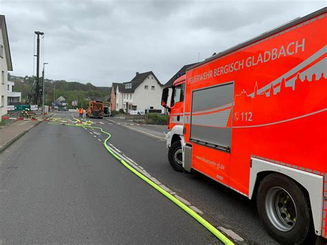 Gasaustritt in Schildgen: Keine Gefahr für die Anwohner - Bergisch Gladbach
