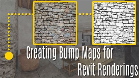 Revit Tutorial Creating Bump Maps For Revit Renderings Youtube