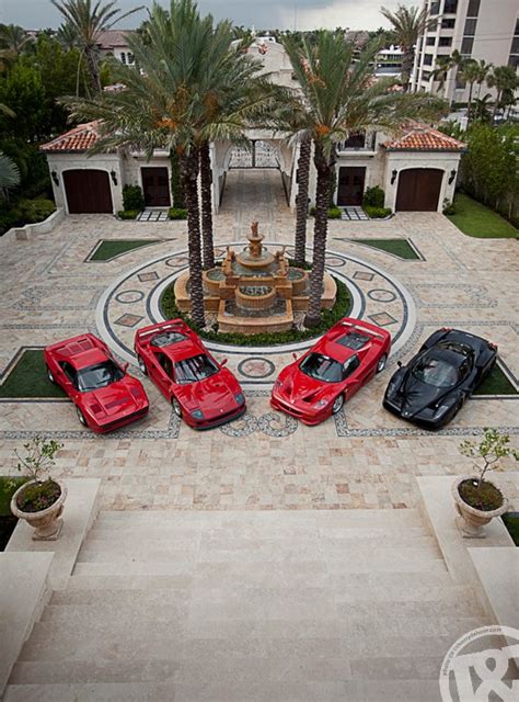 Ferrari Collection At Mansion In Delray Beach Florida Gtspirit