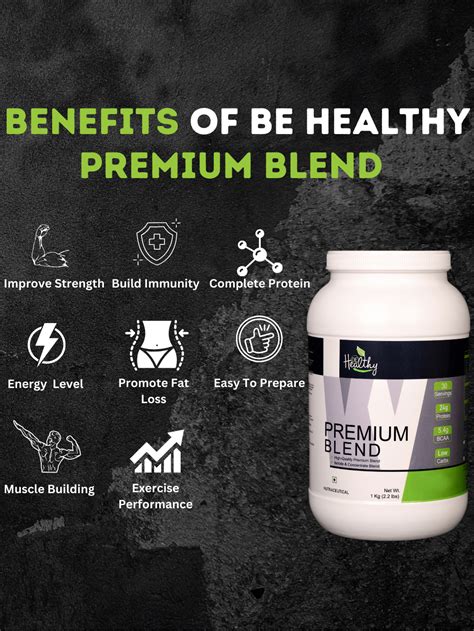 Be Healthy Premium Blend Whey Isolate And Concentrate