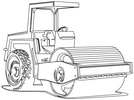 Steam Roller Clip Art