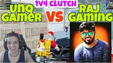 UNQ GAMER VS RAJ GAMING Intensive Fight Scene Highlight PUNJU SQUAD