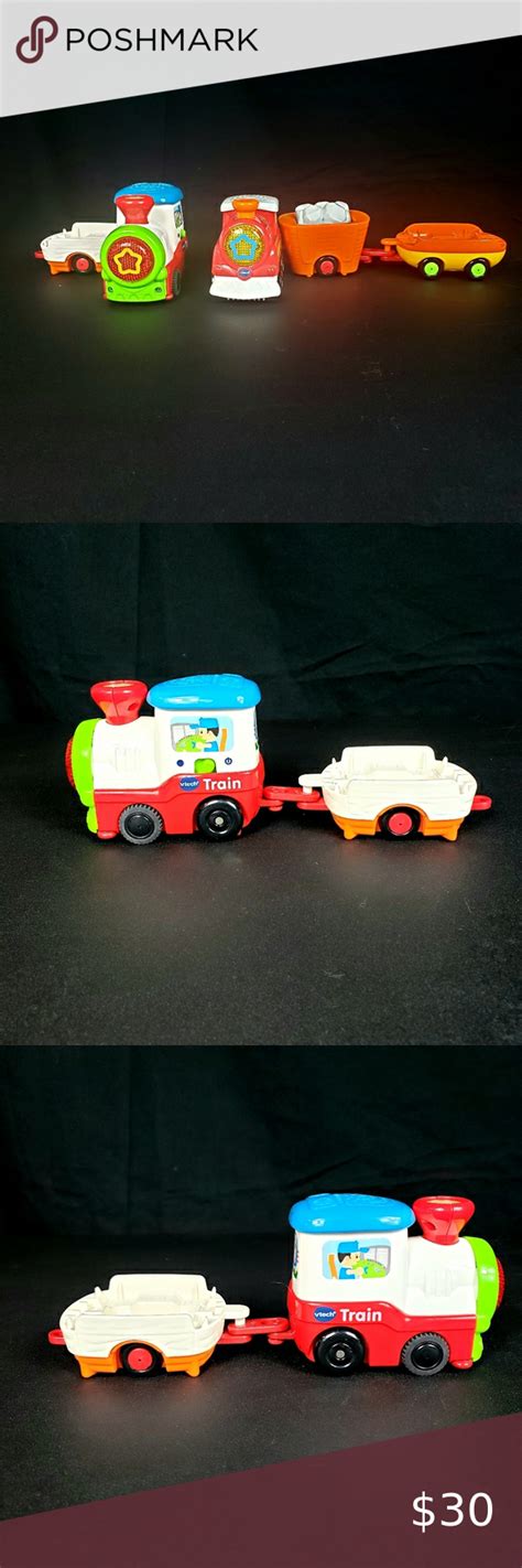 Vtech Go Go Train Engine And Train Cars