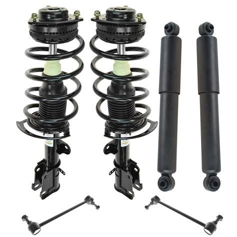 6 Piece Suspension Kit Complete Strut And Spring Assemblies W Sway Bar End Links Ebay