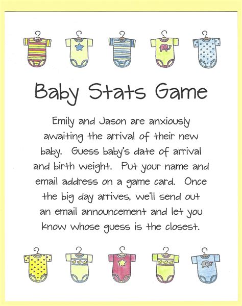 Free Printable Baby Shower Nursery Rhyme Games 40 OFF