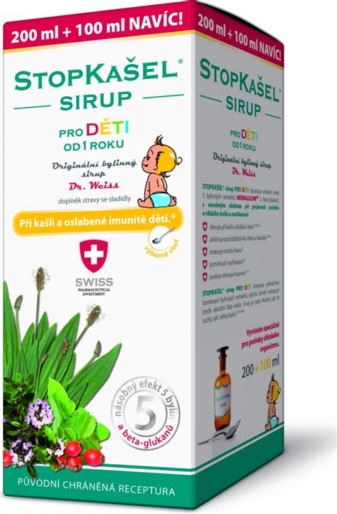 8 Recenzí Dr Weiss Stopkašel Sirup Pro Děti 200 100 Ml Zbozi Cz