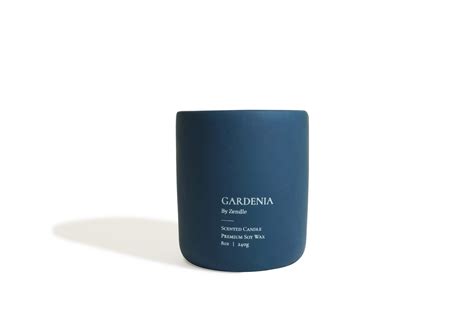 Gardenia Scented Candle | Soy Wax Candle- ZENDLE