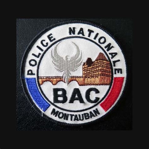 POLICE Insigne Tissu De La Police Nationale BAC De Montauban