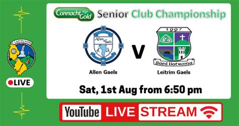 Leitrim GAA Live – Free Livestream of Allen Gaels v Leitrim Gaels ...