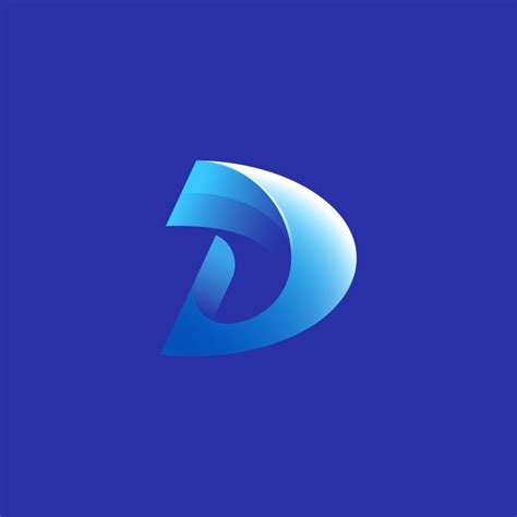 Letter d simple text logo design in illustrator logotype grid tutorial