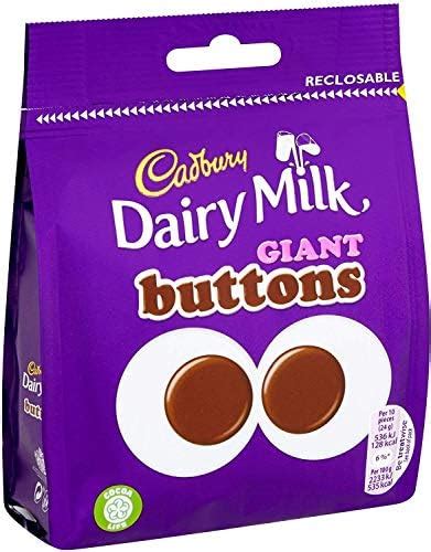 Amazon Cadbury Dairy Milk Giant Buttons Large Bag By Cadbury