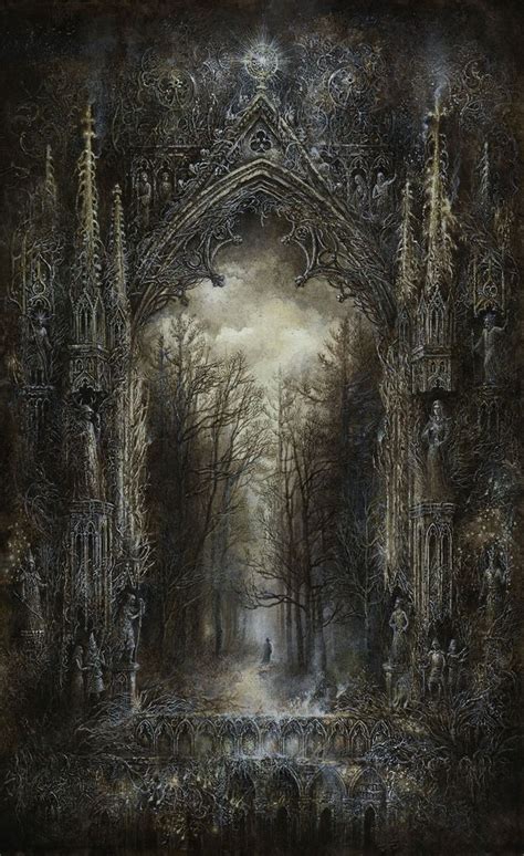 gothic forest painting art Arte Y Literatura Arte De Ilusión Arte