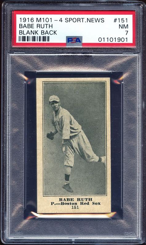 Babe Ruth Rookie Card Sells For Million Babe Ruth Cards