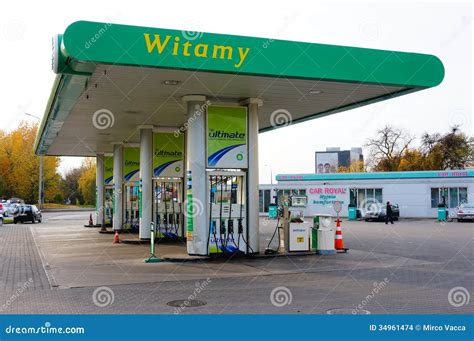 Bp Filling Station Editorial Stock Image Image Of Poland 34961474