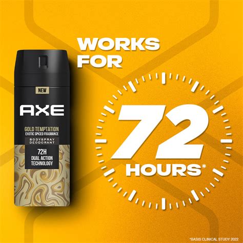 Buy Axe Gold Temptation Long Lasting Deodorant Bodyspray For Men Online