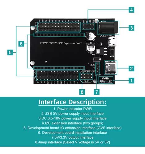 Base Shield Esp Placa Expansi N Pines Usb V V En Venta En