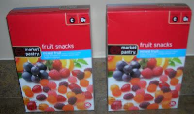 Saving with Sara: Target: Market Pantry Fruit Snacks for .52 cents per box