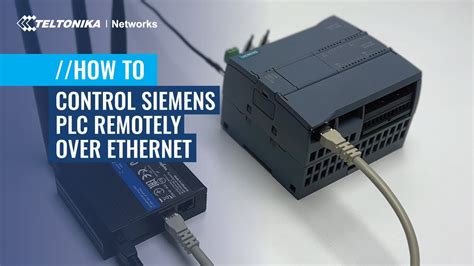 How To Control Your Siemens Plc Remotely Over Ethernet With Rut240 Youtube