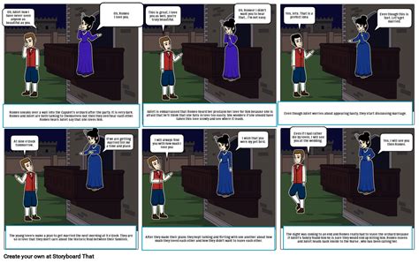 Romeo And Juliet Act 2 Scene 1 Storyboard By Kateweakley