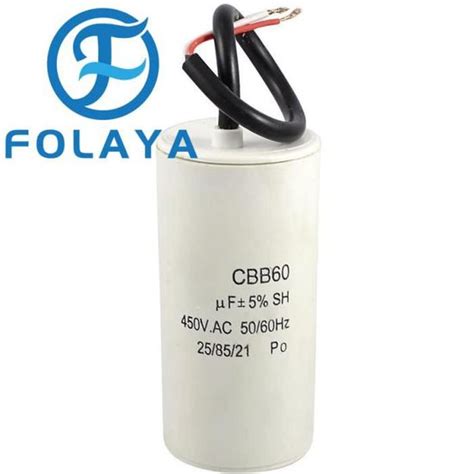 Folaya V Ac Uf Hz Condensateur Moteur D Marrage Cbb